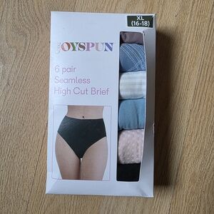 Joyspun Seamless High Cut Briefs 6-pack. XL (16-18)